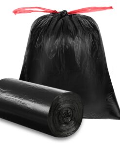 O2frepak 100Liter Reißfeste Müllbeutel, Starke Schwerlast Müllsäcke, für Haus und Garten (80x100cm, 30Stück)