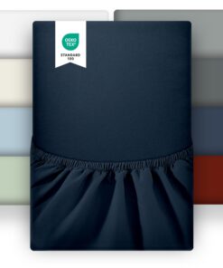 PureDown Spannbettlaken 180x200cm Mikrofaser für Atmungsaktivität und Oeko-Tex Zertifizierung, Angenehm zur Nacht,Oeko-T