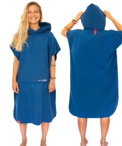 AUTDOOR® Mikrofaser Badeponcho - nachhaltig aus 100% recycelten PET-Flaschen - schnelltrocknend für Strand & Wassersport