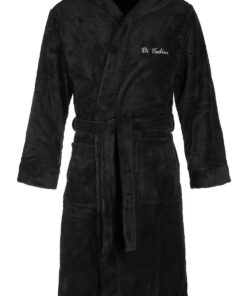Di Vadini Bademantel Florenz mit Kapuze flauschig Mikrofaser OEKO-TEX XXS-5XL Unisex