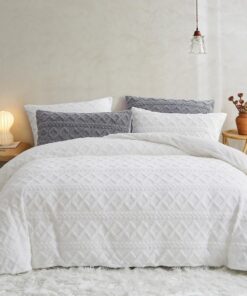 Sedefen Flauschig Winterbettwäsche 135x200 cm Weiß Warme Cashmere Touch