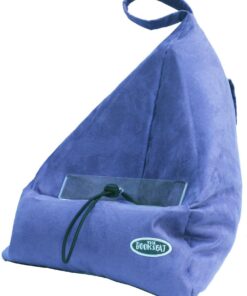 Lesesack 9346017000024 Book Seat/Buchstütze mit Tasche, blau - Reisekissen für Tablet PC und Bücher | Lesesack 93460170