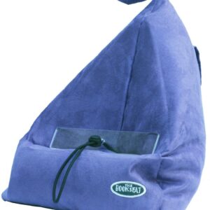 Lesesack 9346017000024 Book Seat/Buchstütze mit Tasche, blau - Reisekissen für Tablet PC und Bücher | Lesesack 93460170