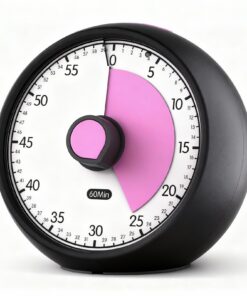 Time Timer Visueller Timer Kinder - Countdown Kurzzeitwecker Analog Timer für ADHS & Autismus, Hausaufgaben & Schule - I