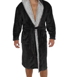 CityComfort Bademantel Herren OEKO-TEX STANDARD 100 mit Kapuze und Taschen