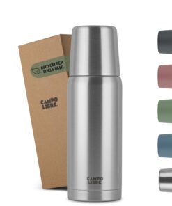 Campo Libre. Thermoskanne I Isolierkanne 1L I Perfekt für Outdoor-Enthusiasten am Campfire