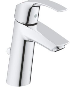 Grohe Eurosmart Badewasserarmatur Waschtisch mit Zugstange M-Size 2339310E Chrom für BadezimmerComfort