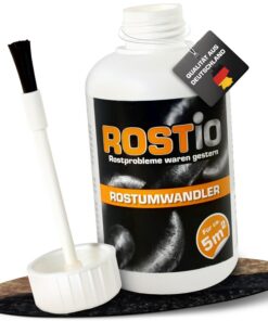 Rostio Rostumwandler 250 ml - Rostkonverter für Auto, Stahl & Eisen - überlackierbar nach 6-8 h - ergiebig bis 5 m² - pr