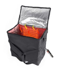 Groß beheizteisolierbox für Pizza-Lieferservice - 45x45x30 cm - warmhaltend für Lieferungen - IDEAL für restaurantbetrei