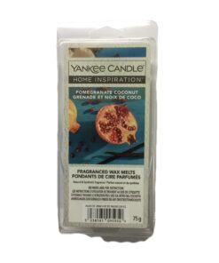 Yankee Candle Duftwachs: PomAGRANATE Coconut 75g x 6 Stücks, Duftwachs für Relaxation im Heim