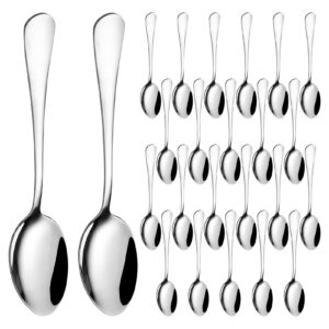 Teelöffel Set mit 24 Stück, Lebensmittelqualität, spülmaschinenfest für Küche und Restaurant