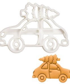 Weihnachtsbaum auf dem Auto Ausstechform -Ideal für Familien -Perfect für Autofestivale -Dauerhaft & simple Dekoration -