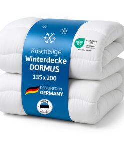Bettdecke 135x200 Winter extra warm Ökotex 100 Weiche Schlafexperten-Steppdecke atmungsaktivMade in EU