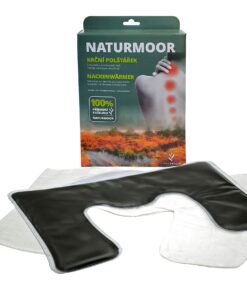 Naturmoor Nackenkissen - Wärmekissen mit Moorfüllung - Naturheilprodukt für Schmerzlinderung - Moor-Beleden Baumwollhüll