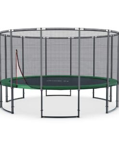 Grifflich harmonisch designed Outdoor-Trampoline für Kinder, besetzt mit Sicherheitsnetz und Randabdeckung, Diametertre