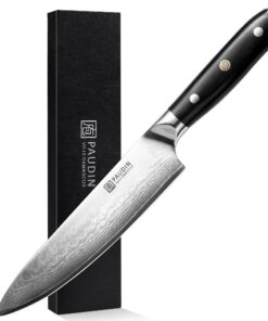 PAUDIN Damastmesser scharfes Messer Küchenmesser für Profis