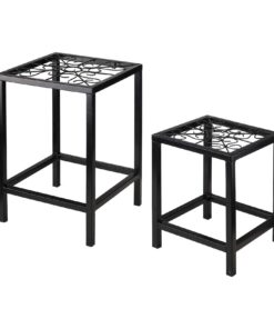 Spetebo Metall Blumenhocker - Beistelltisch - Gartenpflanzenständer