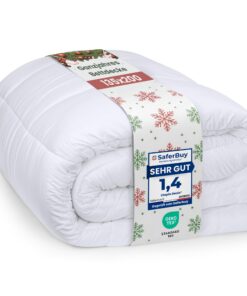 Utopia Bedding Weiß Ganzjahres-Bettdecke Mikrofaser Schlafdecke 135 x 200 cm OEKO-TEX STANDARD 100 Utopia Bedding Schlaf