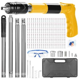 Beton Nagelpistole + Nagelpistole Kit mit 120pcs Nägeln + manuelle Stahl Nagelpistole für Bauarbeiter + Portabel Beton N
