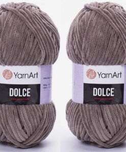 Yarn Art Dolce Garn, 100 % Mikro-Polyester, Baby-Chenille-Garn, für Babykleidung, 2 x 100 g, 260 m, super sperrig: 6 Ner