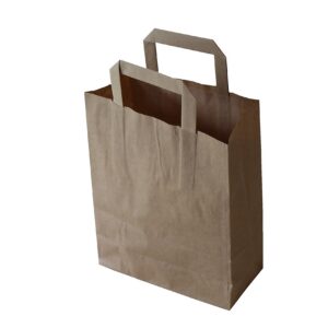 Bioabfalltüten - HENKEL - Papier braun - 22 + 10 x 28 cm - 100 Stück