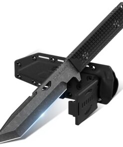 Dragon Creek Outdoor Messer Fixed Blade für Männer - Outdoor- und Jagdmesser mit Scheide - Premium Survival Messer aus 4
