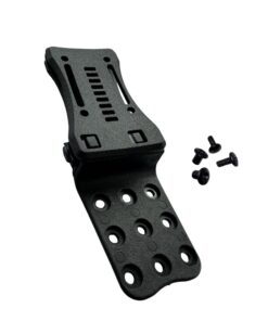 SK Wild Ones® Kydex Clip - Messer Scheide - Erweiterter Tek-Lok-Clip, Schwarz, Zusätzliche Tasche