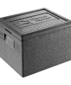 ThermoHAUSER EPP-Thermobox mit Deckel - 19 Liter -für Kochübung - Ideal für Gebäckbacken, -39 x 33 x 28 cm
