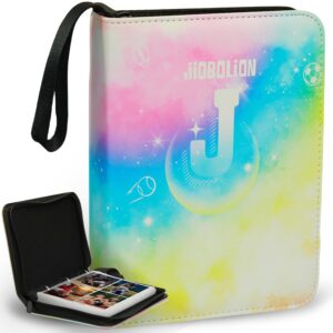 Wasserdichtes Pokémon-MTG-Sportkarten-Sammelbuch für Kinder und Sammler | 9 Reißverschluss-Taschen, 50 abnehmbare Seiten