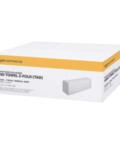 AmazonCommercial Multifold (Z-Falz) Papierhandtücher - Premium-Qualität, 2-Lagig, 2600 Blätter, 20-x 130er Pack, 24 x 20