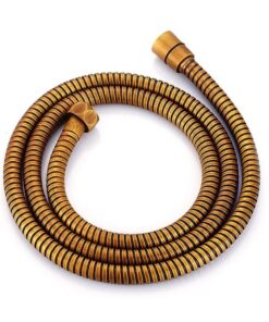 Edelstahl Duschschlauch - antikes Messing - Duschen - praktisch - 1,5 m | Edelstahl Duschschlauch - antikes Messing - B
