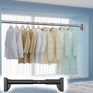 Verstellbare Duschstange Edelstahl 410-500CM Kein Bohren Badezimmer Duschkabine