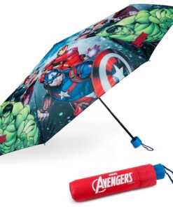 BONNYCO Windproof Umbrella für Kinder - Taschen- und Reisebegleitung | BONNYCO Windproof Kids Umbrella - Compact & Rein