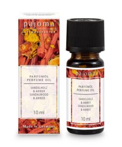 **Finste Parfümóle Sandelholz & Bernstein 10ml für Damen in Geschenkverpackung** | **Pajoma Parfümöl Sandelholz & Berns