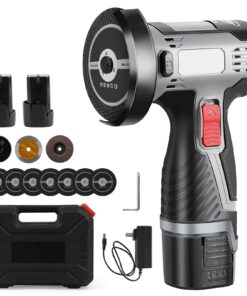 WingFly Mini Winkelschleifer 16.8V 2 Batterien 28000RPM 7 Sägeblättercriptors für Profis im Baugewerbe