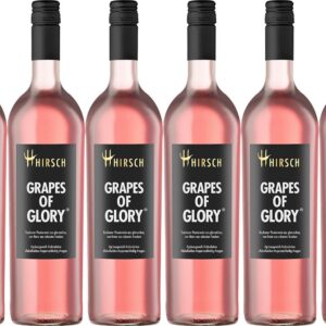 Christian Hirsch »GRAPES OF GLORY« ROSÉ 2024 Trocken | Ideal für Sommerbarbecues undheiße Sommertage | Perfekt zur Entsp