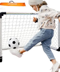 LZHDZQD Fußballtor Kinder 60x45cm Fussballtor für Garten und Haus