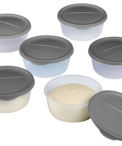Pizzaballenbox Piccolo 6er Set – Lebensmittel-Sicherheit – Ideal für Pizzateigballen – EU-Produktqualität