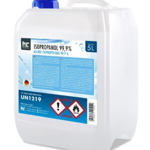 Höfer Chemie 5 L Isopropanol 99,9% IPA frisch abgefüllt - perfekt als Lösungsmittel und Fettlöser - 5 L Kanister
