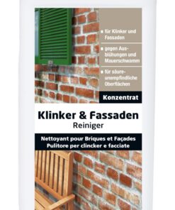 Wepos Klinker-Reiniger 1 L | Konzentrat | gegen Ausblühungen | für säureunempfindliche Oberflächen | Easy Reinigung | Li