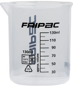Fripac-Medis Messbecher 30-130 ml -_transparent für Flüssigkeiten und Festkörper - geeignet für gesundheitliche Anwendun