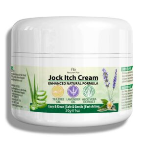 Hautpilz Creme Stark Antimykotika Salbe: für Fußpilz Creme, Jock Itch - Natural Tea Tree Oil Formula mit Aloe Vera, Lave