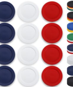 Berglander Kunststoff teller Set 12 Stück 25cm, Salatteller, leicht zu tragen für Zuhause und Outdoor