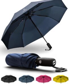 STYNGARD Regenschirm sturmfest bis 140 km/h - Taschenschirm mit zertifizierter Teflon-Beschichtung und Auf-zu-Automatik