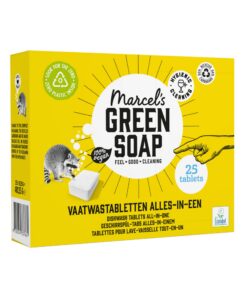 Marcel’s Green Soap SpülmaschinenTabs - Algイン-One Geschirrspültabs - Vegan, Palmölfrei, 99,6% biologisch abbaubar – Nach