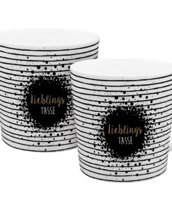 Home Time Lieblingstasse Porzellantasse Kaffeetasse 350ml - Heimeliges Geschenk für Freunde
