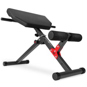 Marbo Sport Hyperextension MH-L116 |0 - Made in EU - Rückentrainer mit Bauch- & Rückenstrecker für Fitnessamateure im Ho