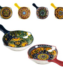 Henten Home Dip-Schüsseln 6er Set - 65ml Snackschalen mit Essstäbchen-Löffelhalter