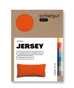 Schlafgut Easy Jersey Kissenbezug 100% Baumwolle weich & atmet, perfekt für die ganze Familie im Sommer