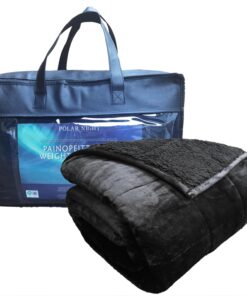Polar Night Gewichtsdecke 5kg für tiefen Schlaf - Oeko-TEX® STANDARD 100, Entspannung & Therapie 135 x 200 cm